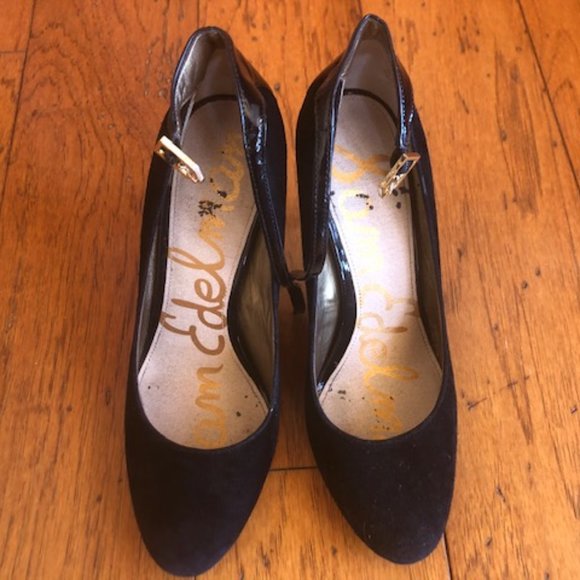 Sam Edelman Black Suede Stilettos - Picture 6 of 6